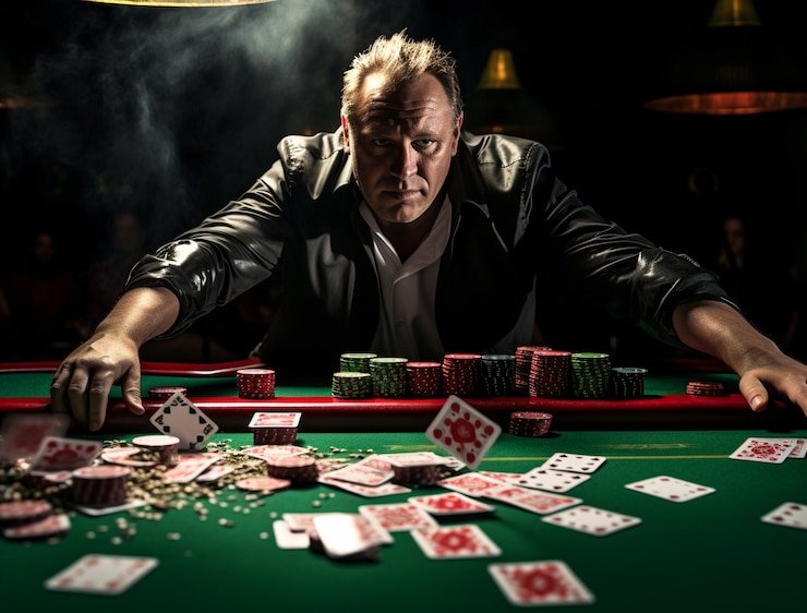 Permainan meja blackjack di casino virtual yang interaktif
